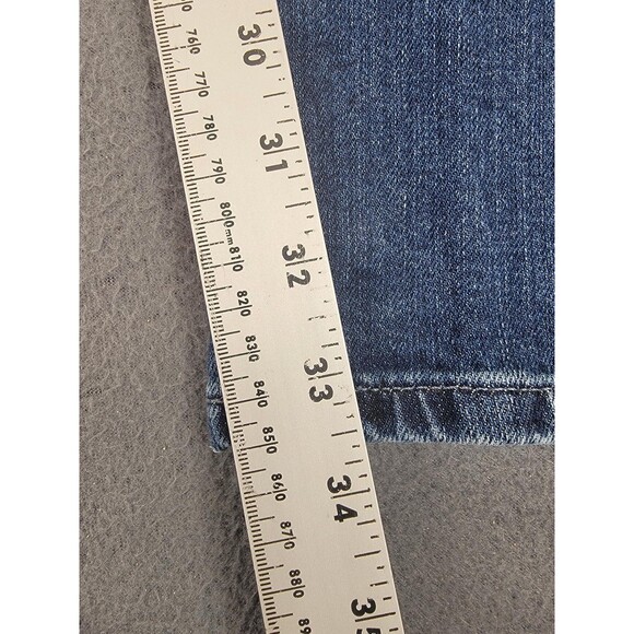 AG Everett Jeans Mens 38x34 Blue Slim Straight Japanese Fabric Stretch Denim - Picture 3 of 14